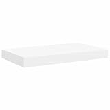 Gecheer Schweberegal Weiß 40x23x3,8 cm MDF, Wandregal Set Regalbrett für...