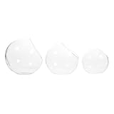 3 Stück Teiliges Glasvase für Pflanzen Oblique Mouth Terrarium für DIY...