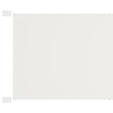 Möbelmarkise Senkrechtmarkise weiß 180x800 cm Oxford Gewebe