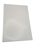 Silikon transparent 200x300mm - 0,5mm stark - Ohne Klebeschicht - Material:...