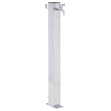 vidaXL Wassersäule für den Garten, Wasserhahn mit 1 Haken,...