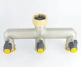 Fuerdich 3 Wege Wasserverteiler, 3/4 Zoll Wasserverteiler 3fach,...