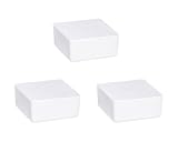WENKO Nachfüller Raumentfeuchter Cube, 3er Set 500 g Granulat-Block,...