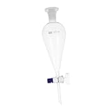 JECOMPRIS Birnenförmiger Scheidetrichter aus Borosilikatglas, 125 ml,...