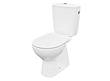 VBChome WC Toilette Stand Spülrandlos Keramik Komplett Set mit Spülkasten...