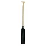 52cm lang Drainagespaten Spaten Bauspaten Kabelspaten Kanalspaten mit 90 cm...