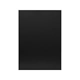 EUROPEL Rahmenlose Kreidetafel schwarzer Melaminschicht Abmessungen 50x70cm...