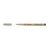 Sakura Pigma BRUSH Pinselstift SCHWARZ (#49), Pigmentmarker mit...