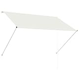 Markise, Klemmmarkise Einziehbar, Sonnenschutz für Fenster Terrasse...