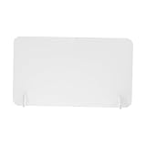 NOLITOY Schreibtisch Trennwand PVC 50x30cm Spritzschutz Sichtschutz...
