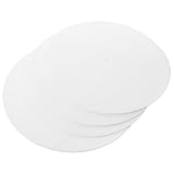 Beaupretty 4 Stück 12 Zoll Woll Plattenspieler Slipmat Weiß...
