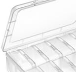 CHUENKUK 26 Stück transparente Kunststoff Aufbewahrungsboxen, Perlen...