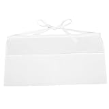 NUOBESTY Kellnerschürze mit 3 Taschen Polyester Kurze Halbtaillenschürze...