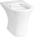 sanicomfort Stand-WC REKIA, Tiefspüler, spülrandlos, Abgang senkrecht,...