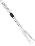 Leifheit Fleischgabel ProLine-Serie, spitze Bratengabel 37 cm, Grillgabel...