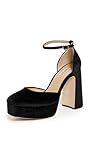 Badgley Mischka Damen Jayda Plateau, Schwarz, 38 EU