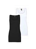 VERO MODA VMMAXI My Soft Long Tank TOP 2-Pack