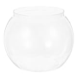 Transparentes Goldfischglas kleine Fischschale aus Plastik Bonsaischale...