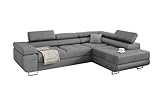 KREATIVE FURNITURE & DESIGN Ecksofa Miami ecksofa mit schlaffunktion und...