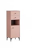 Schildmeyer Highboard Smash, Holzwerkstoff, Apricot, 40,3 x 33,05 x 114,4...