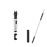 EWDHJK Handliches, windfestes Butanfeuerzeug mit Teleskoprohr, direkter...