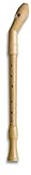 Mollenhauer Barockflöte Tenor C mit Doppelloch Birnbaum hell Natur-Holz -...