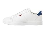Levi's Unisex Bell Sneaker, Regular White, 43 EU