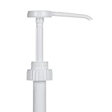 LinkDes® Dosierpumpe, Spenderpumpe weiß für 5 Liter Kanister DIN 45...