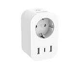 ROYOUNG Smarte WLAN Steckdose mit USB-C-Schnellladen (20 W),USB-A(18 W),...