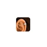 Ohrmanschette Ohrringe für Frauen Non Piercing Sparkly Ohrring Manschette...