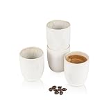 SÄNGER | Espresso Tassen Set Santorini 4 tlg, Espresso- & Mokkatassen 4...