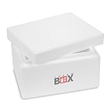 Therm-Box Styroporbox 5W Innen: 25x19x12cm Wand 3cm Volumen 5,9L Isolierbox...