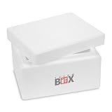 THERM BOX Styroporbox 5W 31x25x18cm Wand 3cm Volumen 5,9L Isolierbox...