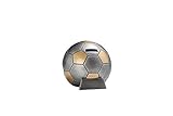eberin – 13 cm Resin-Fußball Pokal Spardose – Silber/Gold Trophäe mit...