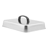 Käseschmelzende Deckel | Edelstahl Rechteckiger Grilldeckel | Zubehör...