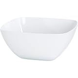 Emsa 504632 Eckige Schale (für Salat, Kunststoff, Vienna) weiß, 4.6...