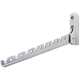 Gedotec Klapphaken Aluminium Silber matt geschliffen - klappbar | 1 Stück...