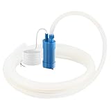 Tauchpumpe 12V 600 L/H Mini Wasserpumpe mit 5M Schlauch, Ultra leise 5M...