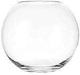 Kugelvase klare Glaskugelvase Kristallglas Vase Höhe ca. 16 cm Durchmesser...