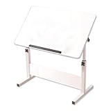 Kunst-Zeichentisch, höhenverstellbar, weiß, mit verstellbarem Winkel,...