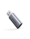 UGREEN USB Externe Soundkarte 2 in 1 USB auf 3,5 mm Buchse Klinken Audio...