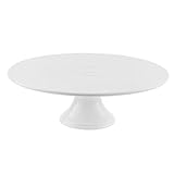 Sallys Tortenständer Weiß 30 cm - Runde Tortenplatte mit Fuß aus Keramik...