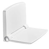 Heuffe Verdickter Klappbarer Duschsitz mit Rückenlehne Wandmontage -...