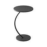 Vicco Beistelltisch Alvio, Schwarz, 40 x 60 cm