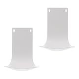 Kichvoe 2 Stück Auffangschale aus ABS Kunststoff für Seifen und...