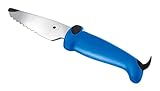 KUHN RIKON Kinderkitchen Messer Hund mit Zähnen blau, Kindermesser ab 3...