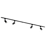 Qub Focus III 1-Phasen Led Schienensystem - 200cm - 4x GU10 Spots - 2x 1m...