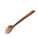 Spaghetti-Löffel aus Holz – Spaghetti-Serviergabel | Langstieliger...