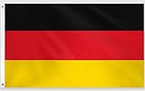 PartyYaa Deutschland Flagge, 150 x 90 cm Deutsche Fahne Einseitiger Druck...