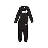 PUMA Jungen No.1 Logo Crew Sweat Suit B Gestrickte Anzüge, PUMA Black, 164...